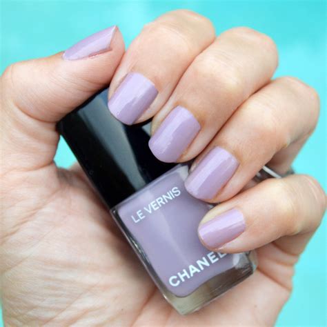 chanel nail polish purple ray|Chanel feno nail color.